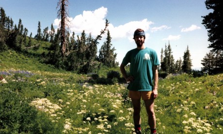 late July 1990, trail to Mount Timpanogos